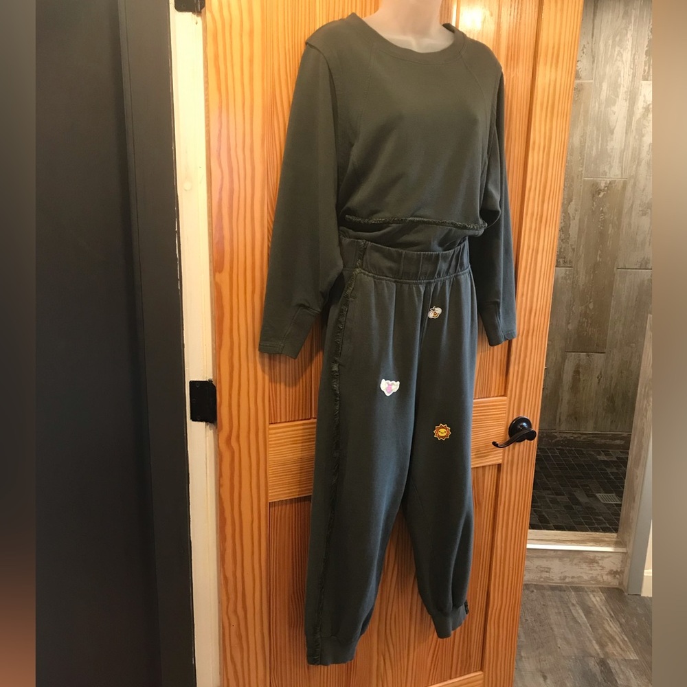Free People Movement Dark Olive Leisurewear Set - Picture 4 of 16